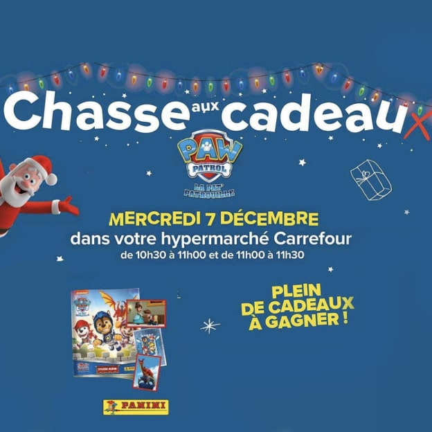 Carrefour : Chasse aux cadeaux Pat’ Patrouille gratuite