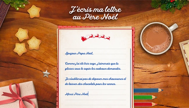 Envoyer un mail au Père Noël