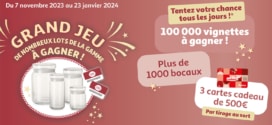 Jeu Opération Vignette Auchan Comptoir de Famille : 101’203 dotations