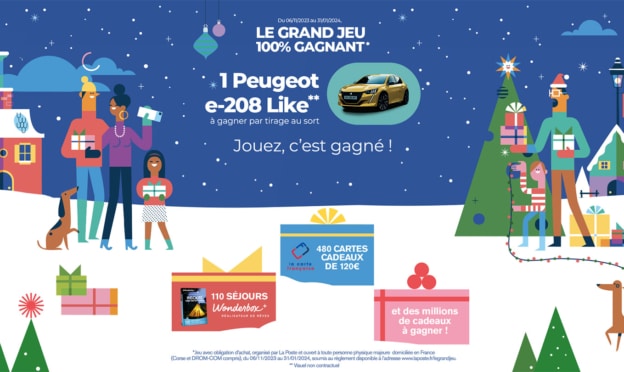 Le Grand Jeu La Poste à code : Des millions de lots à gagner