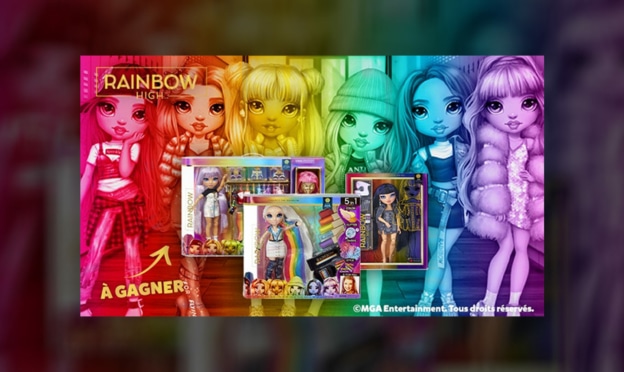 Jeu Gulli : 13 cadeaux Rainbow High à gagner