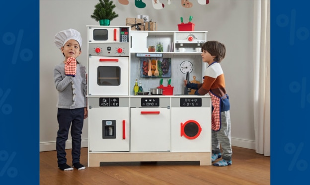 Lidl : Cuisine gourmet en bois XXL Playtive pour enfant à 84€