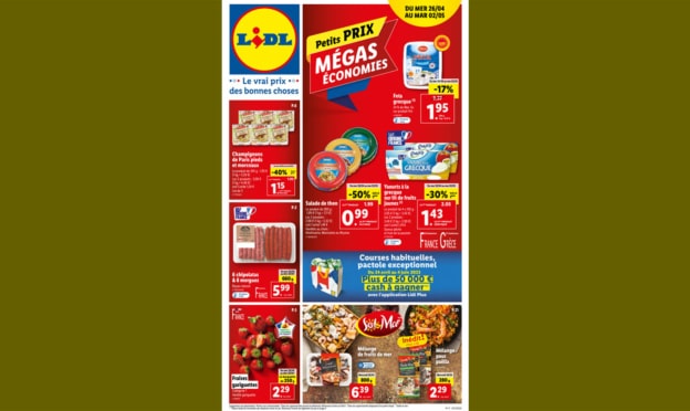 Catalogue Lidl du mercredi 26 avril au mardi 2 mai 2023