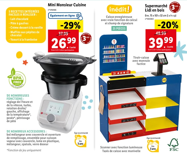 Jouet Monsieur Cuisine Mini pas cher chez Lidl