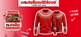 Jeu Nutella.com à code : 3050 pulls de Noël Nutella à gagner