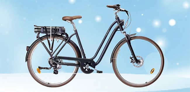 Tentez de remporter un vélo de ville électrique Elops avec Lotus