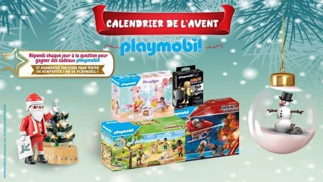 Les cadeaux Playmobil à gagner