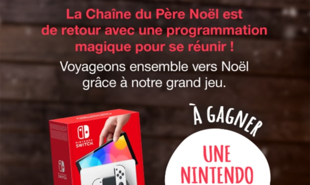 Jeu Chaîne du Père Noël : Nintendo et chèques Fnac à gagner