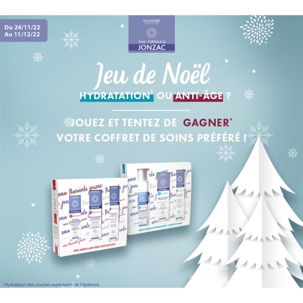 Jeu de Noël Jonzac : Coffrets de soins à gagner