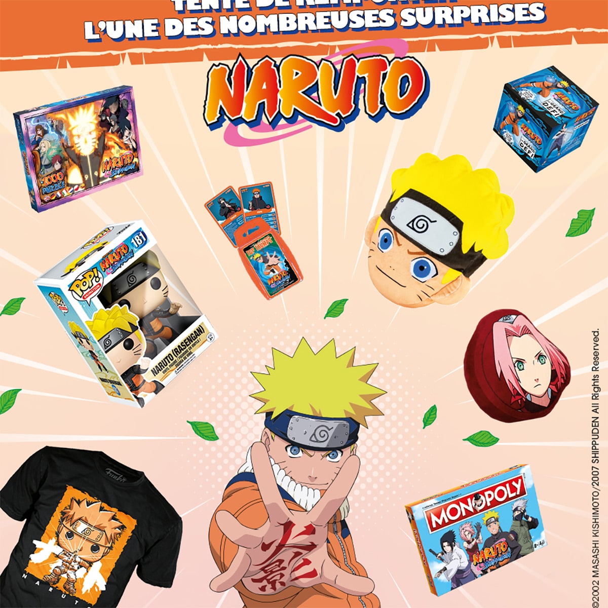 Bouchons De Barillet JT Proflex Naruto - Rouge - 2 Jeux - Pour