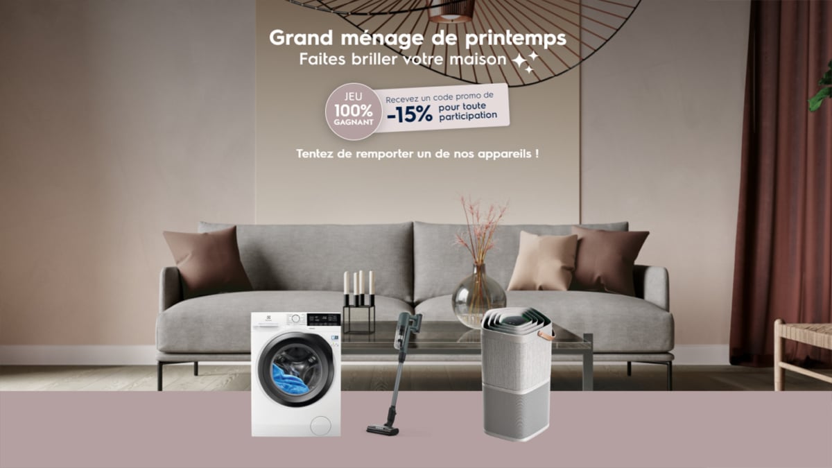 Jeu Electrolux 100% gagnant : Électroménagers et remise à gagner