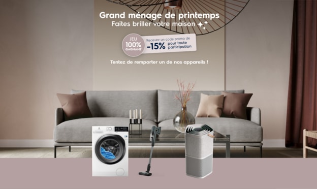 Jeu Electrolux 100% gagnant : Électroménagers et remise à gagner