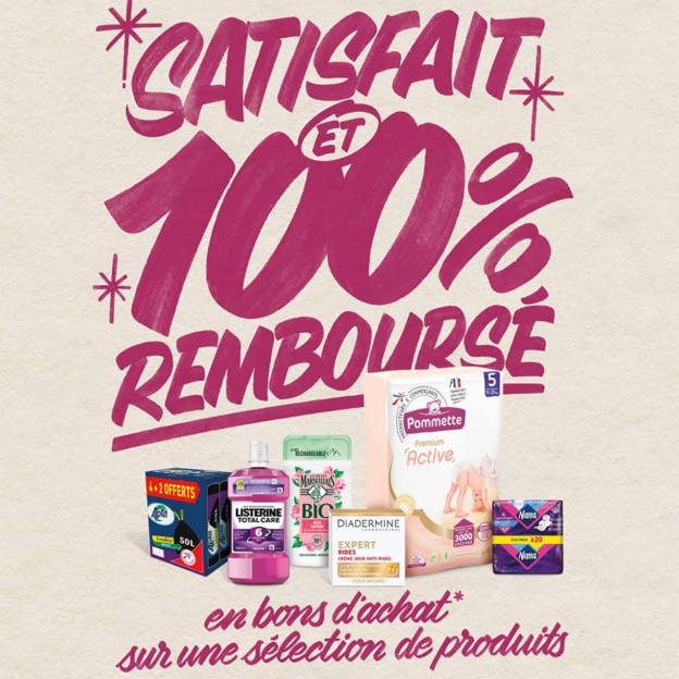 Intermarché : 6 produits 100% remboursés en bons d’achat