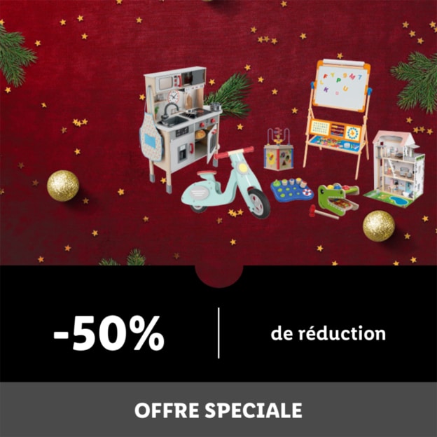 Coupon Lidl Plus : 50% de réduction sur les jouets