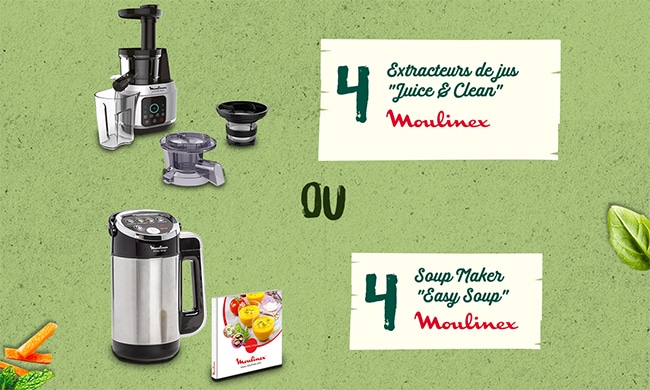 Gagnez un extracteur de jus ou un Soup Maker Moulinex avec Croquons la Vie de Nestlé