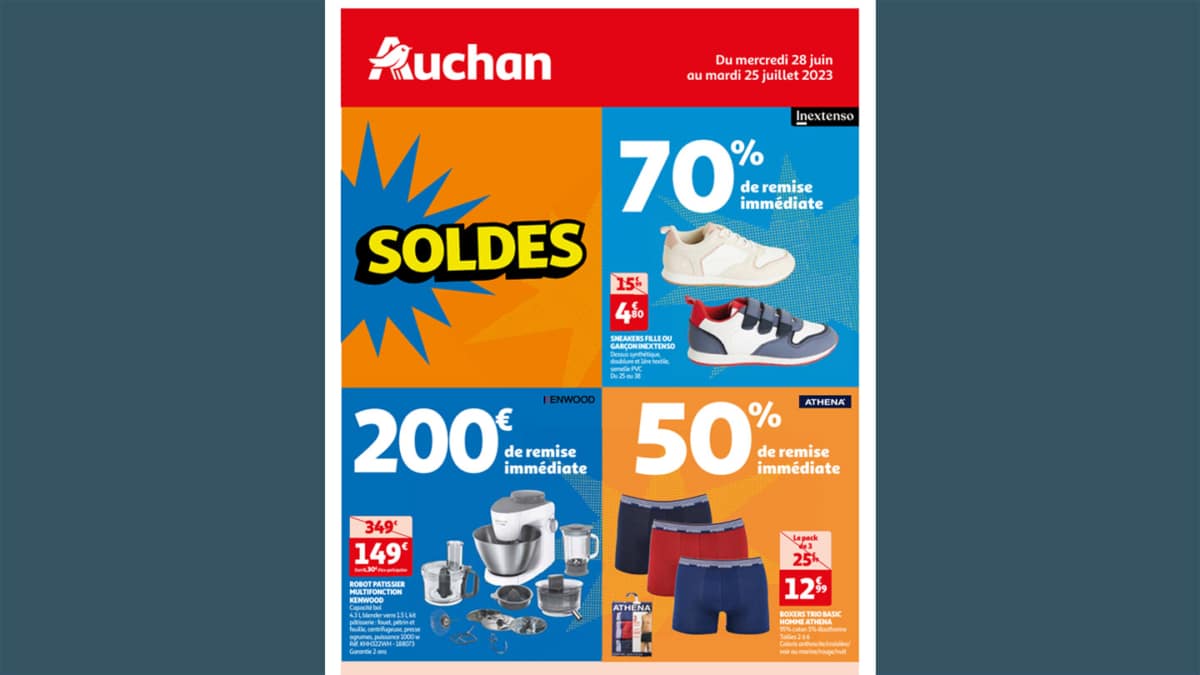 Catalogue Soldes Auchan été 2023