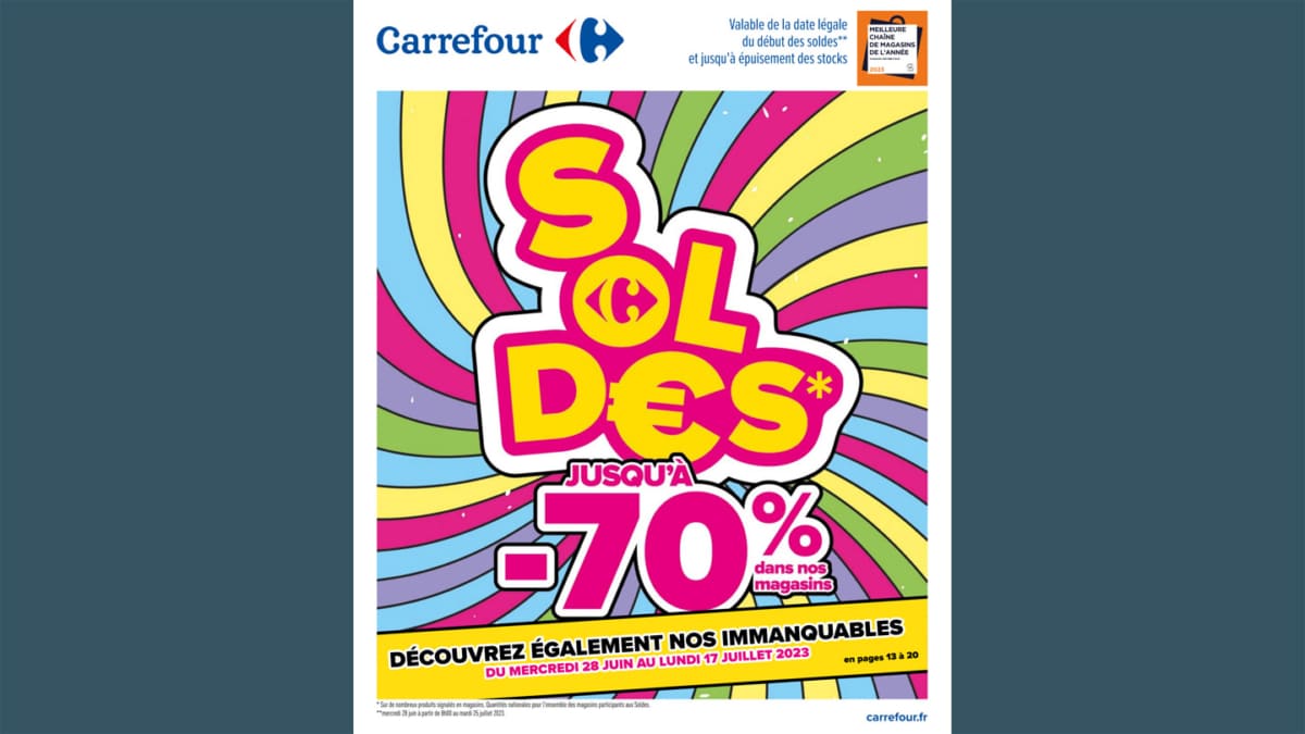 Catalogue Soldes Carrefour été 2023 : Jusqu’à -70%