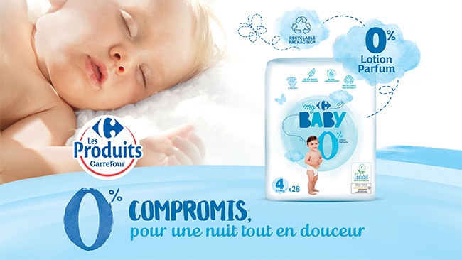 testez les couches My Carrefour Baby 0% avec TRND