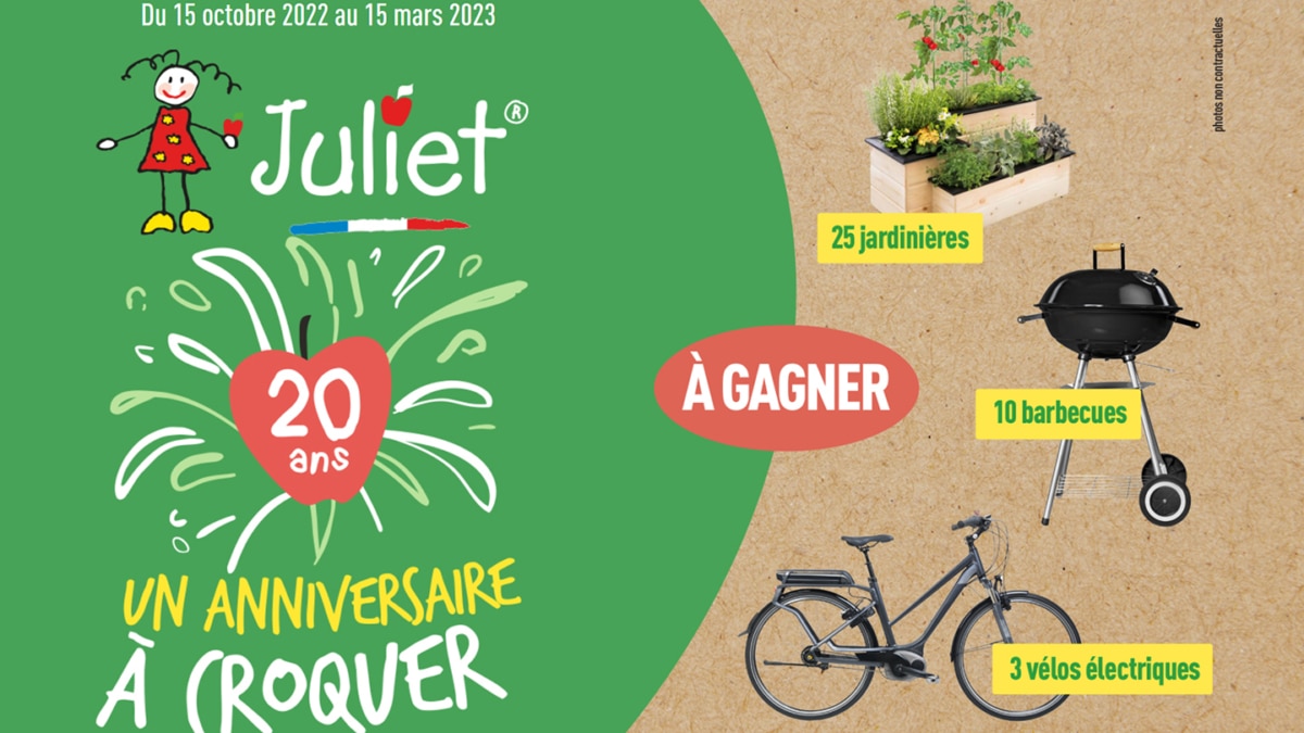 Jeu anniversaire Les Amis de Juliet : Vélos électriques et autres lots