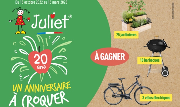 Jeu anniversaire Les Amis de Juliet : Vélos électriques et autres lots