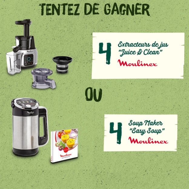 Jeu Croquons la Vie : Extracteurs et Soup Maker à gagner