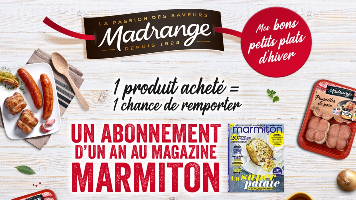 Jeu Cuisinez avec Madrange (achat) : Abonnements magazine Marmiton