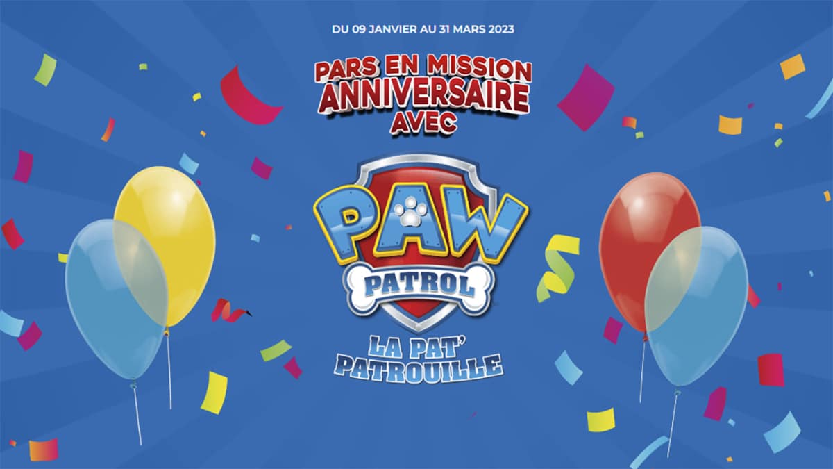 Jeu concours 10 ans Pat’Patrouille : 101 cadeaux à gagner