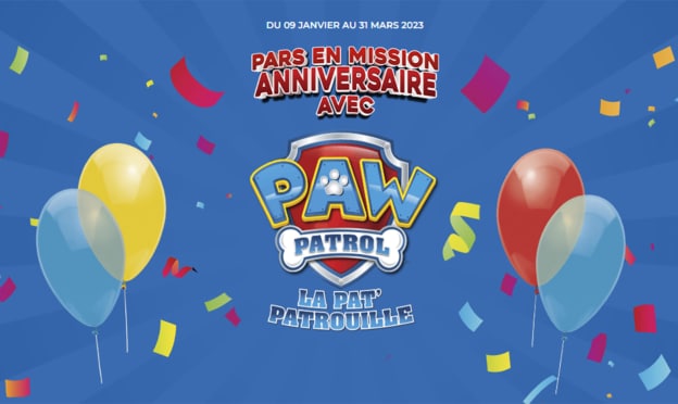 Jeu concours 10 ans Pat’Patrouille : 101 cadeaux à gagner