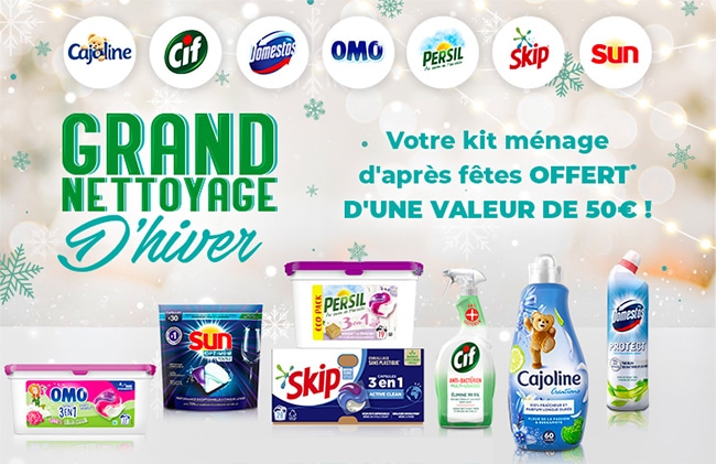 Gagnez un pack de produits ménagers avec Ma Vie en Couleurs