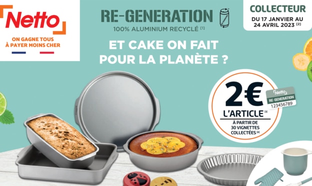 Vignette Re-géneration Netto 2023 : Moules et ustensiles de cuisine