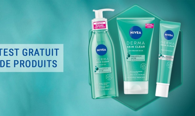 Test de la gamme Nivea  Derma Skin Clear : 200 soins gratuits