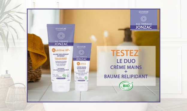 Test Jonzac : 50 duos corps + mains Nutritive gratuits