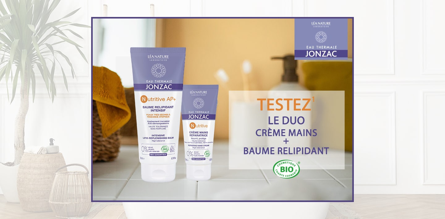 Test Jonzac : 50 duos corps + mains Nutritive gratuits