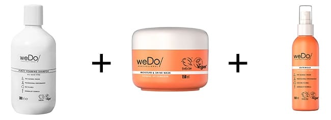 Test de la routine pour cheveux normaux weDo