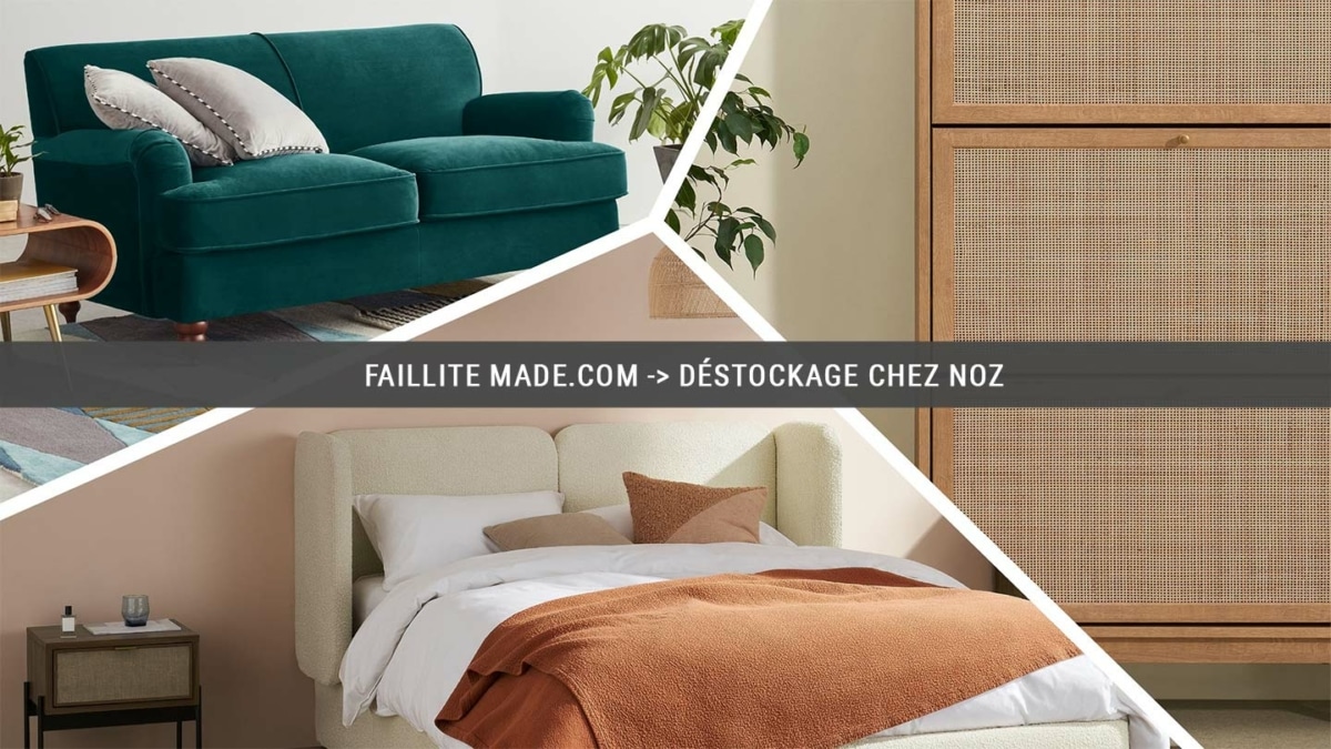 Meubles et décos Made.com à -70% : Où et quand trouver le déstockage racheté par Noz ?