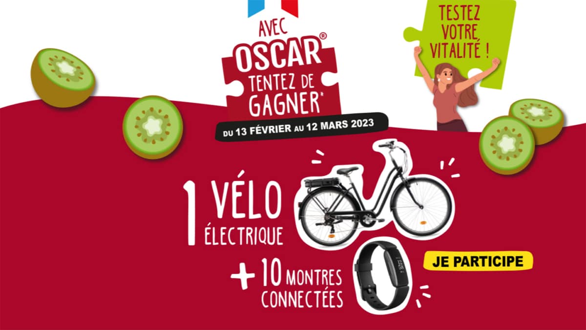 Jeu Oscar : Vélo électrique et montres Fitbit à gagner