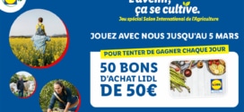 Jeu Lidl Sia 2023 Salon International de l'agriculture