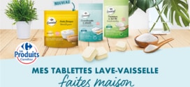 Test Carrefour Essential : 4’500 packs « tablettes lave-vaisselle » gratuits