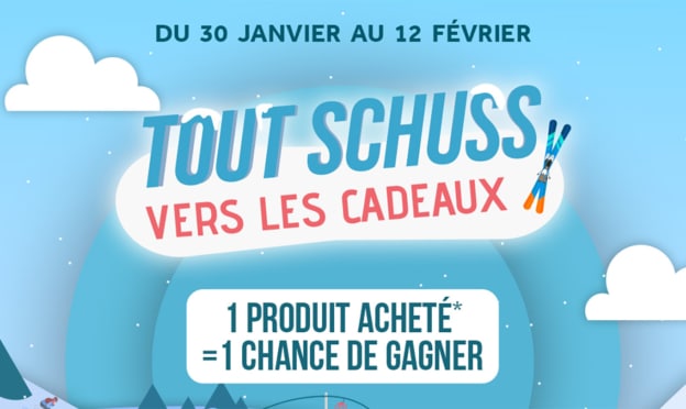 Jeu Tout schuss vers les cadeaux Casino : 1 produit = 1 chance de gagner