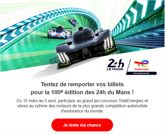 Tentez de remporter vos billets pour la 100ème édition des 24h du Mans
