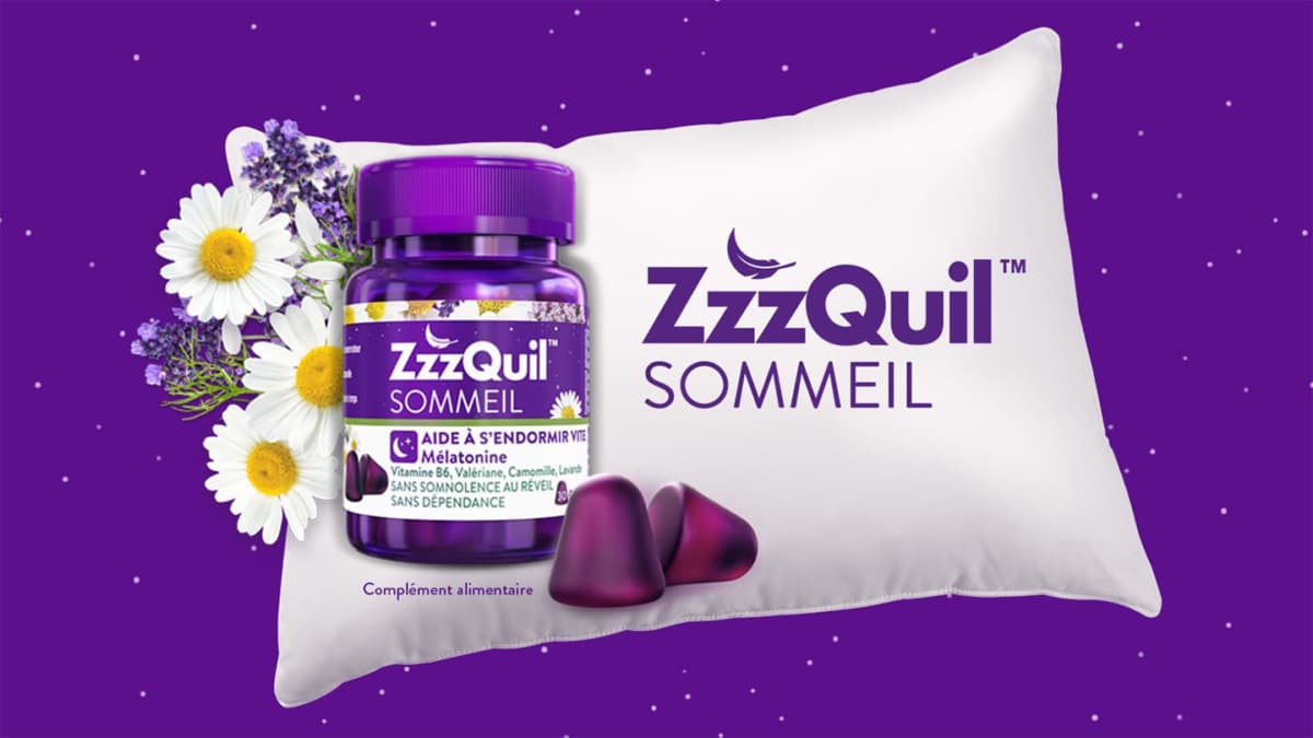 Échantillons gratuits de la gomme ZzzQuil SOMMEIL