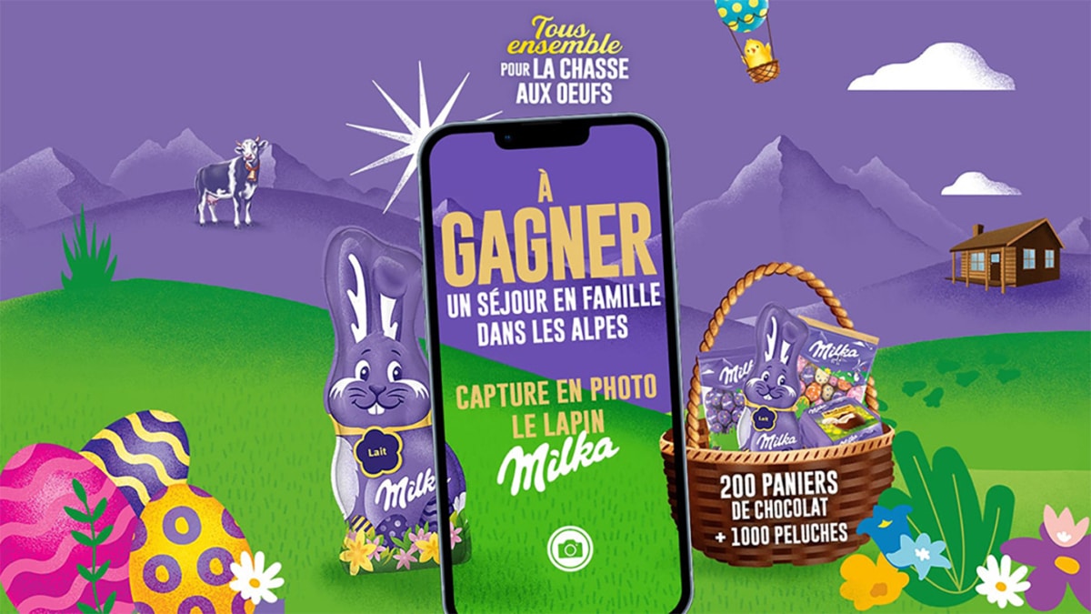 Jeu Pâques Milka 2023 avec achat : 1201 cadeaux à gagner
