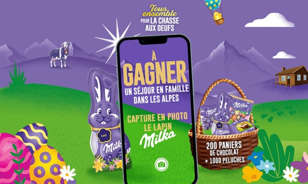 Jeu Pâques Milka 2023 avec achat : 1201 cadeaux à gagner
