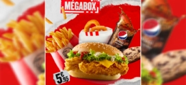 KFC : Méga Box en édition limitée (5,95€ les 5 produits)