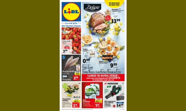 Catalogue Lidl « Deluxe » du mercredi 5 au mardi 11 avril 2023