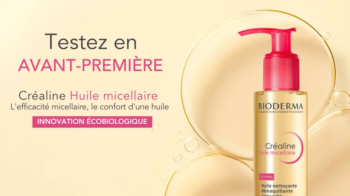 Test Bioderma : 150 huiles micellaires Créaline gratuites