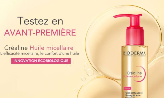 Test Bioderma : 150 huiles micellaires Créaline gratuites