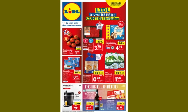 Catalogue Lidl du mercredi 14 au mardi 20 juin 2023