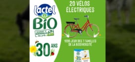 Jeu 30 ans Lactel Bio : 20 vélos électriques et 1’000 cadeaux à gagner