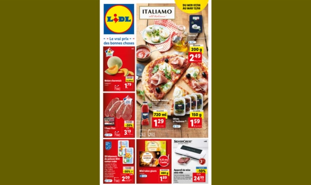 Catalogue Lidl « Italiamo » du 7 au 13 juin 2023